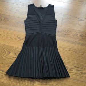 DVF black stretch dress size small